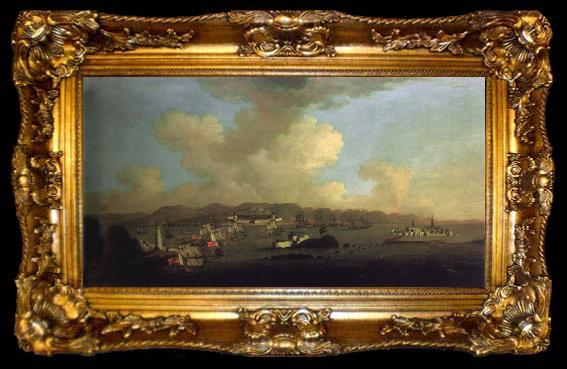framed  Monamy, Peter The Capture of Louisbourg, ta009-2